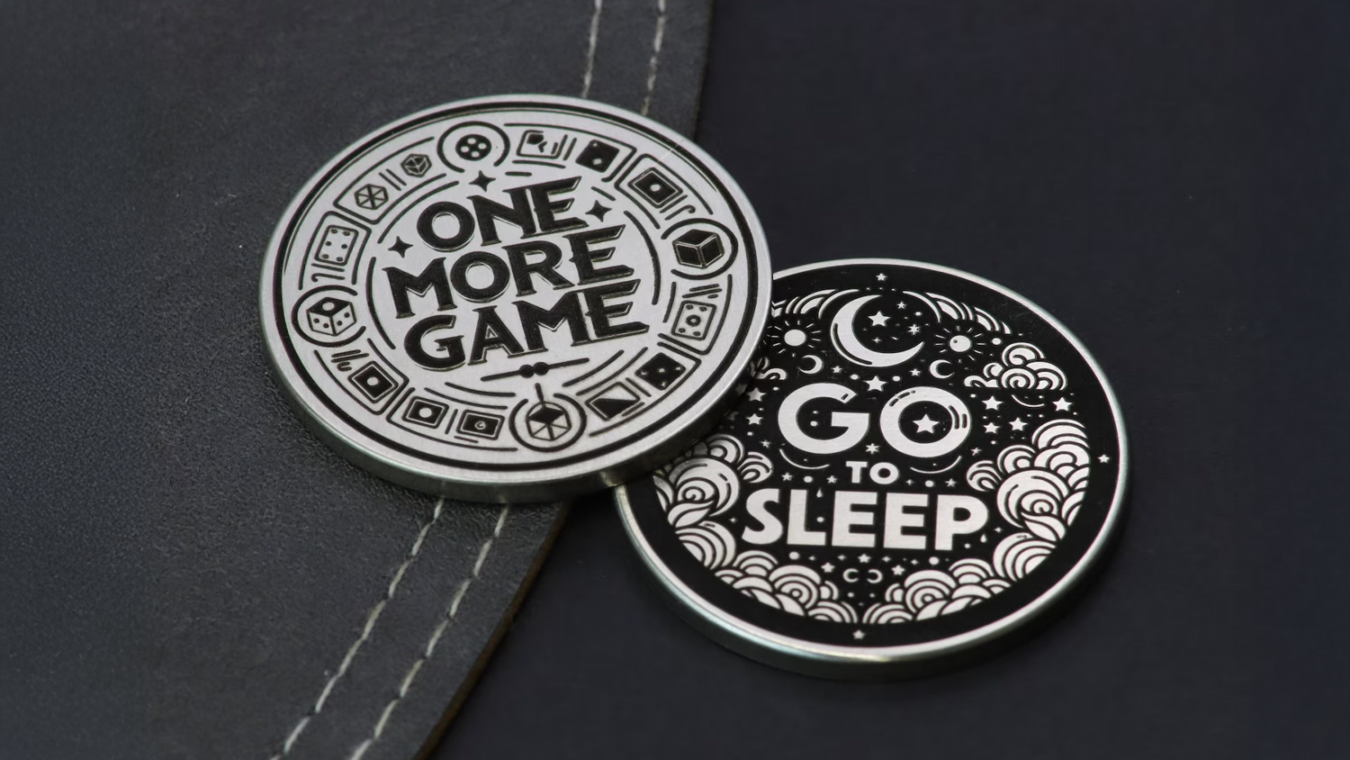 Decision Coin: One More Game vs Go to Sleep