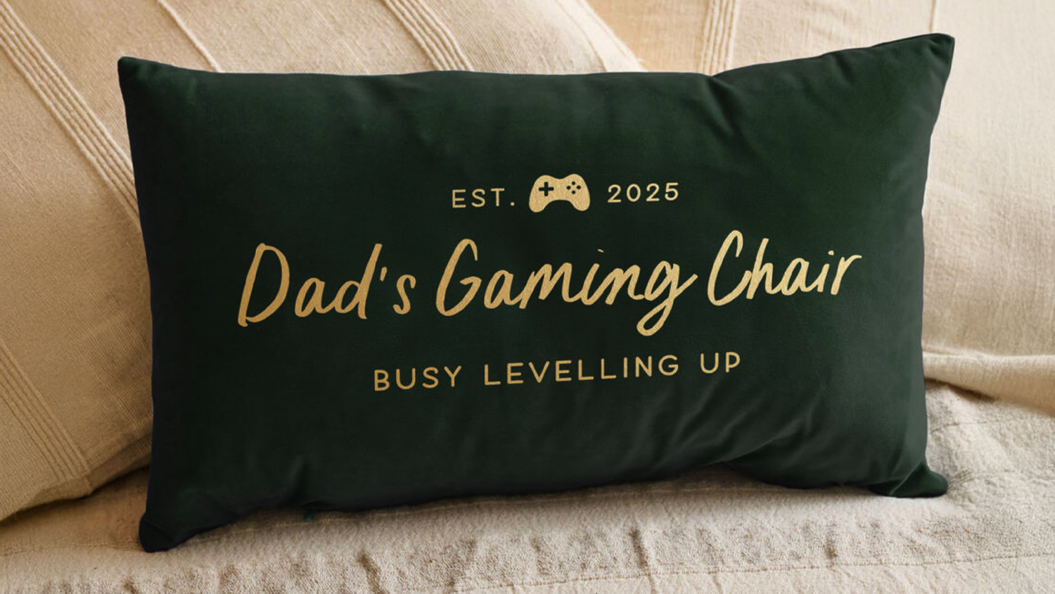 Personalised Gaming Cushion Personalised Gaming Cushion