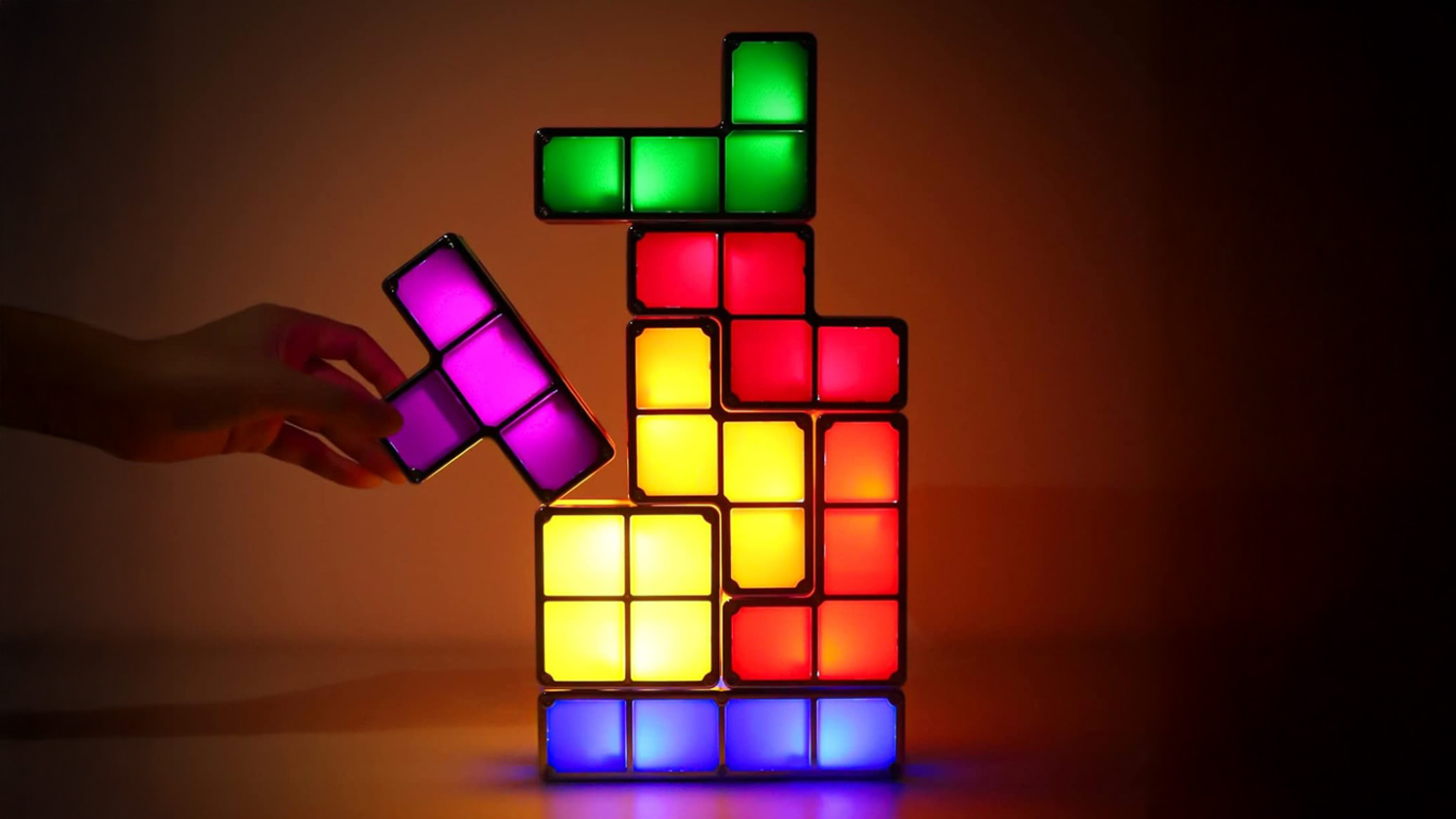 Tetris Style Stackable LED Lamp Tetris Style Stackable LED Lamp