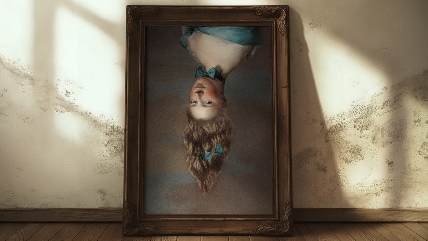 Upside Down Girl Painting Upside Down Girl Painting