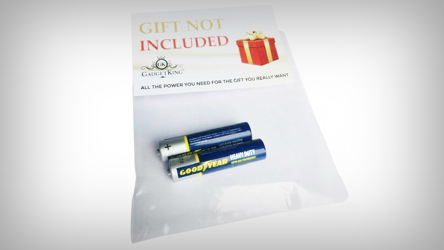 Gift Not Included Gift Not Included