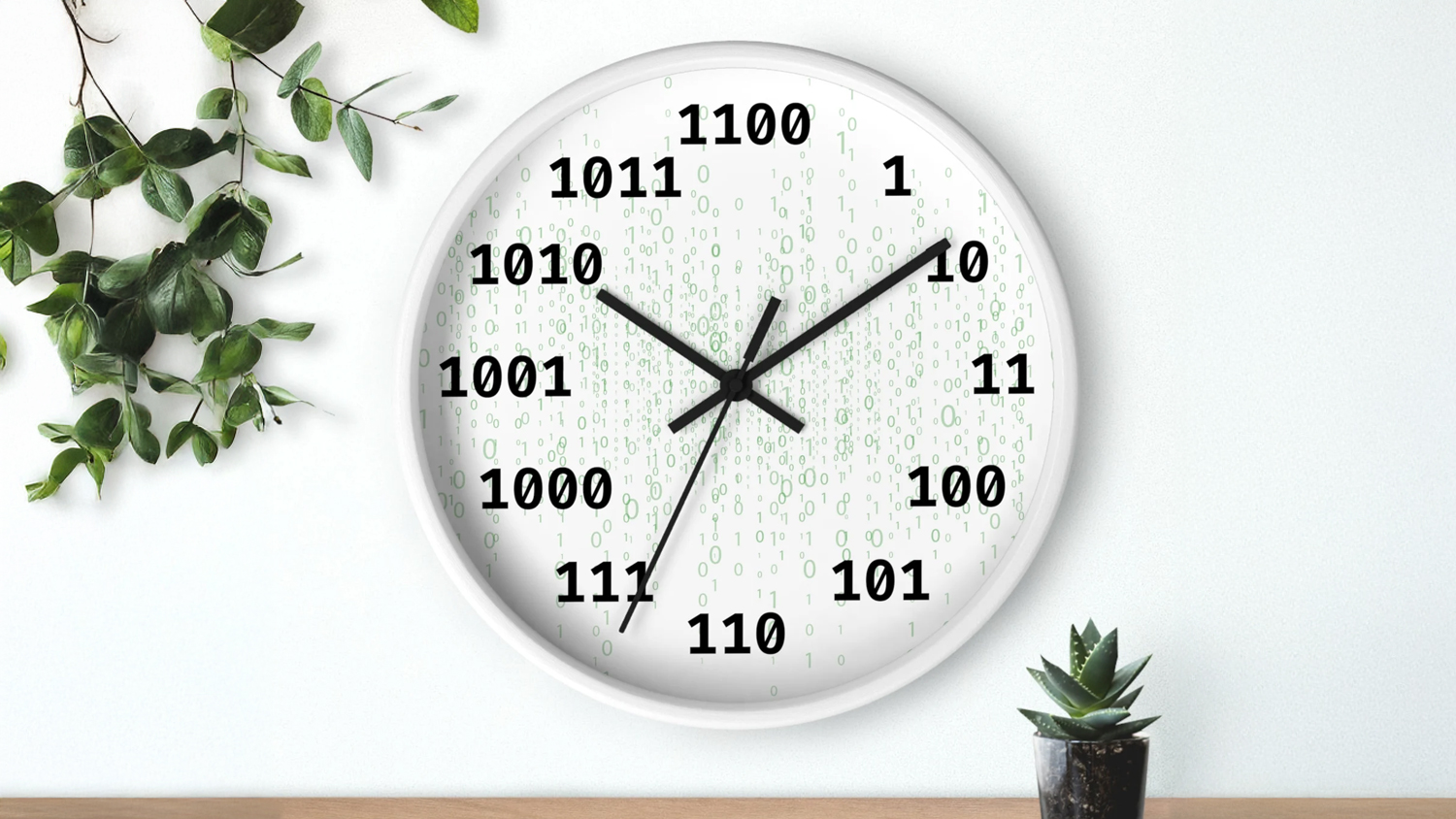 Binary Wall Clock Binary Wall Clock